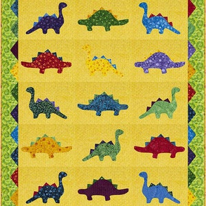 Dino Roar by Slice of Pi Quilts