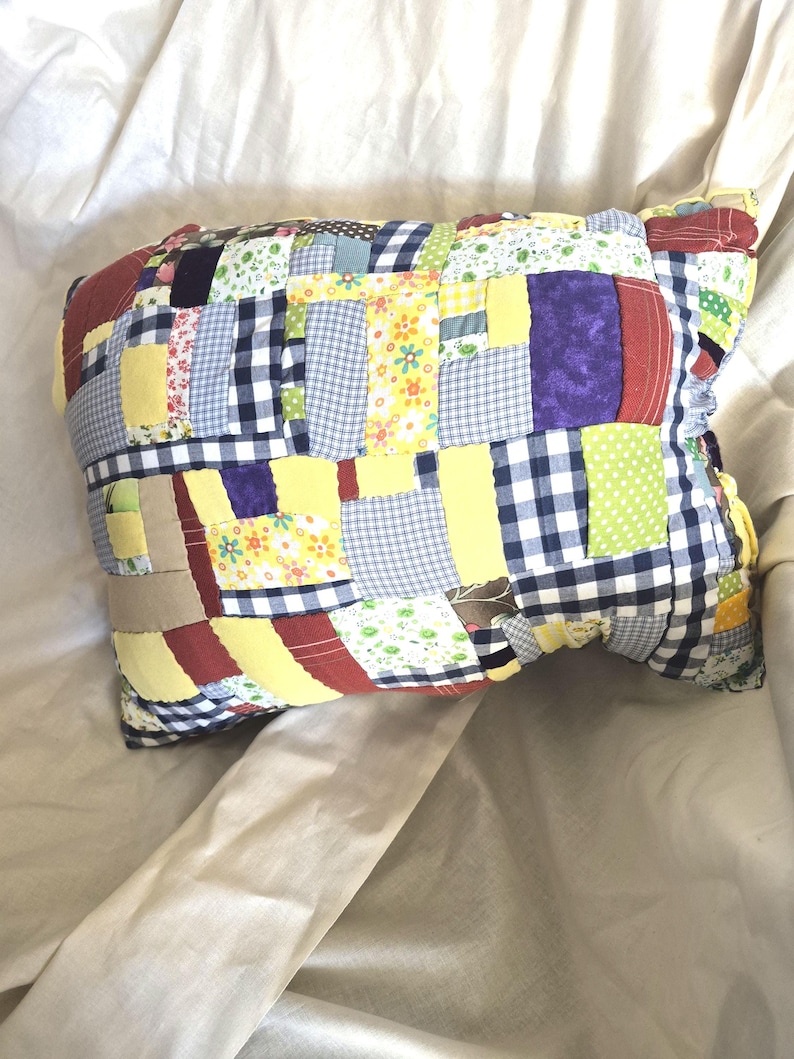 Patch work rectangular pillows image 1