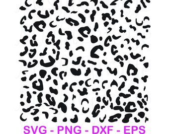 Leopard Print SVG Instant Download Digital Cut File