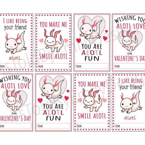 PRINTABLE Axolotl Cute Valentine 39 s - Il 500x500.4593751316 Eo32 