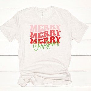 Merry Merry Merry Christmas SVG PNG Cricut Die Cut File Sublimation ...