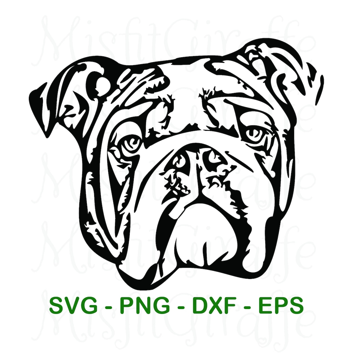 Bulldog SVG Instant Download Digital Cut File - Etsy