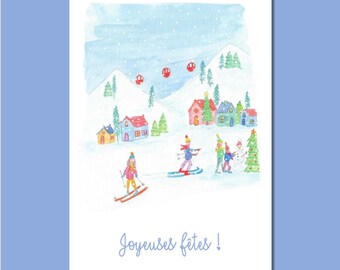 The Mountain - Christmas card / Greeting card