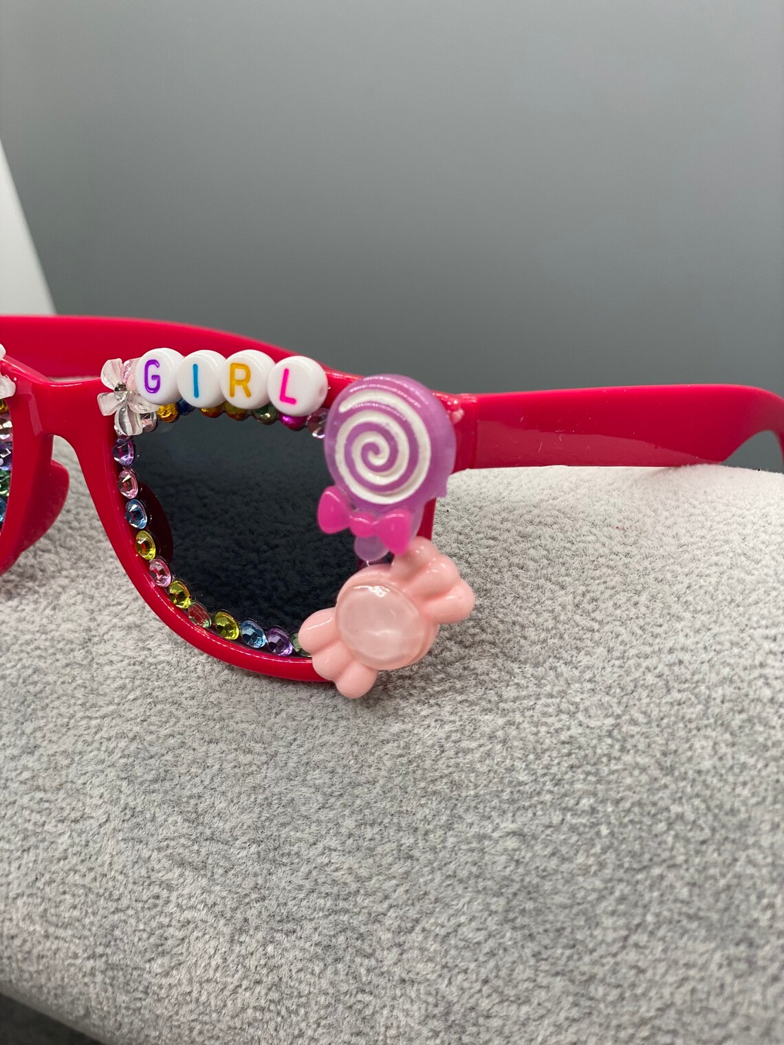 Custom Candy Girl Kids Sunglasses With Candy Charms and Etsy