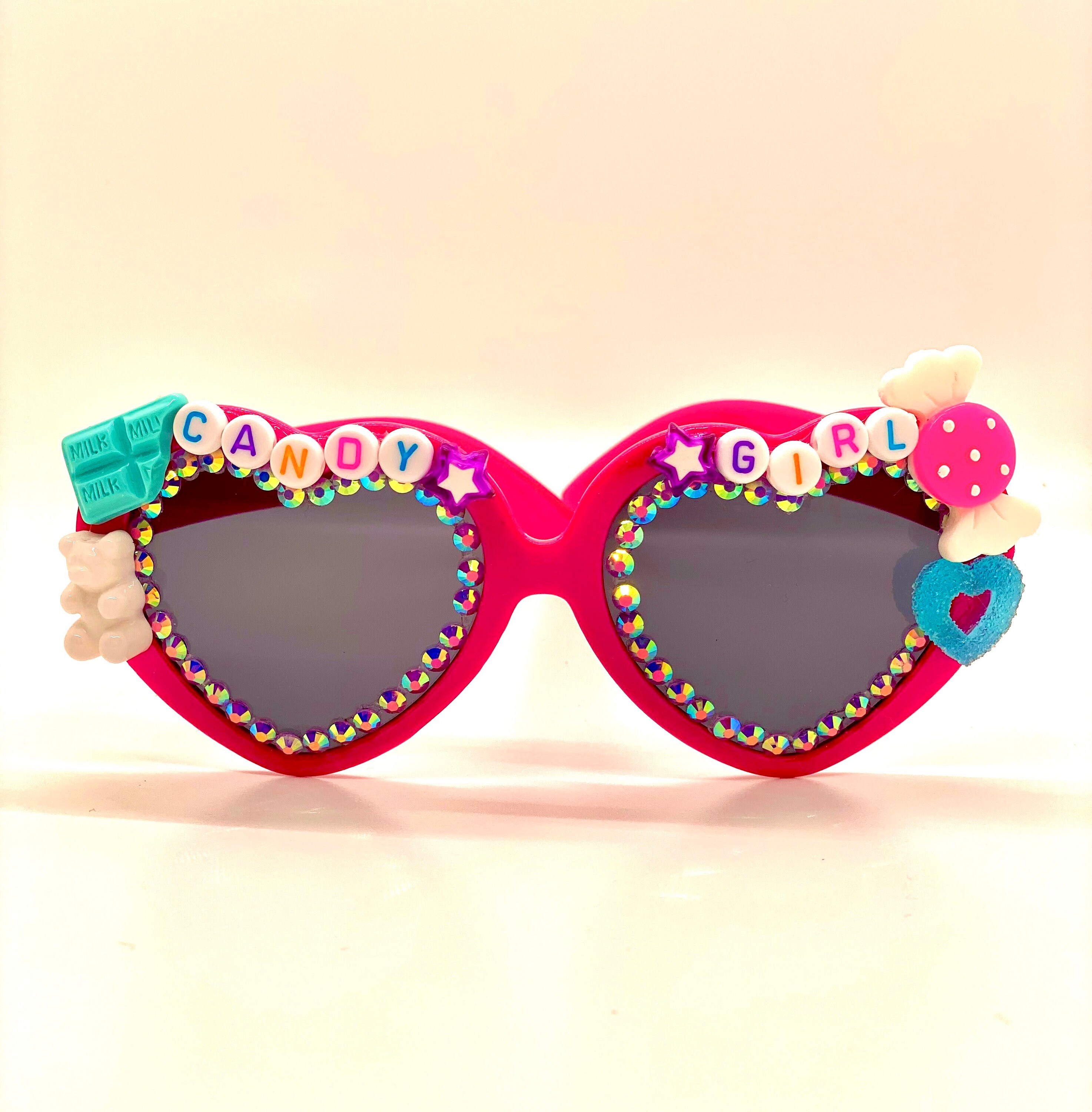 Custom heart shaped sunglasses Clearance