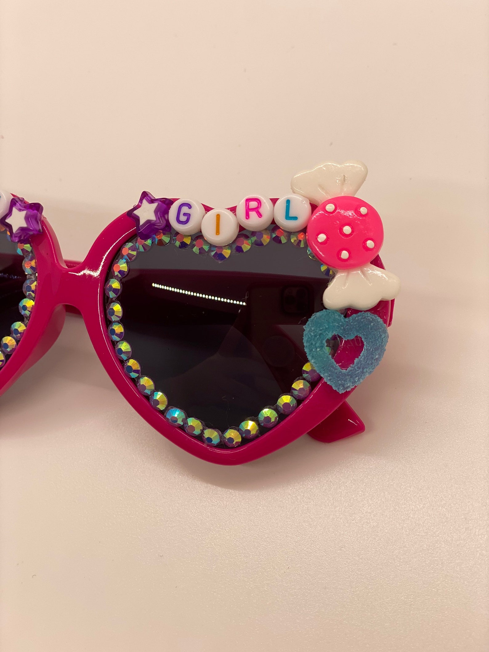 Custom Candy Girl Kids Sunglasses with Candy Charms and Etsy