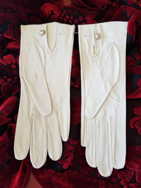 Ballroom Gloves - Wedding Gloves - Softest Kid Le… - image 1