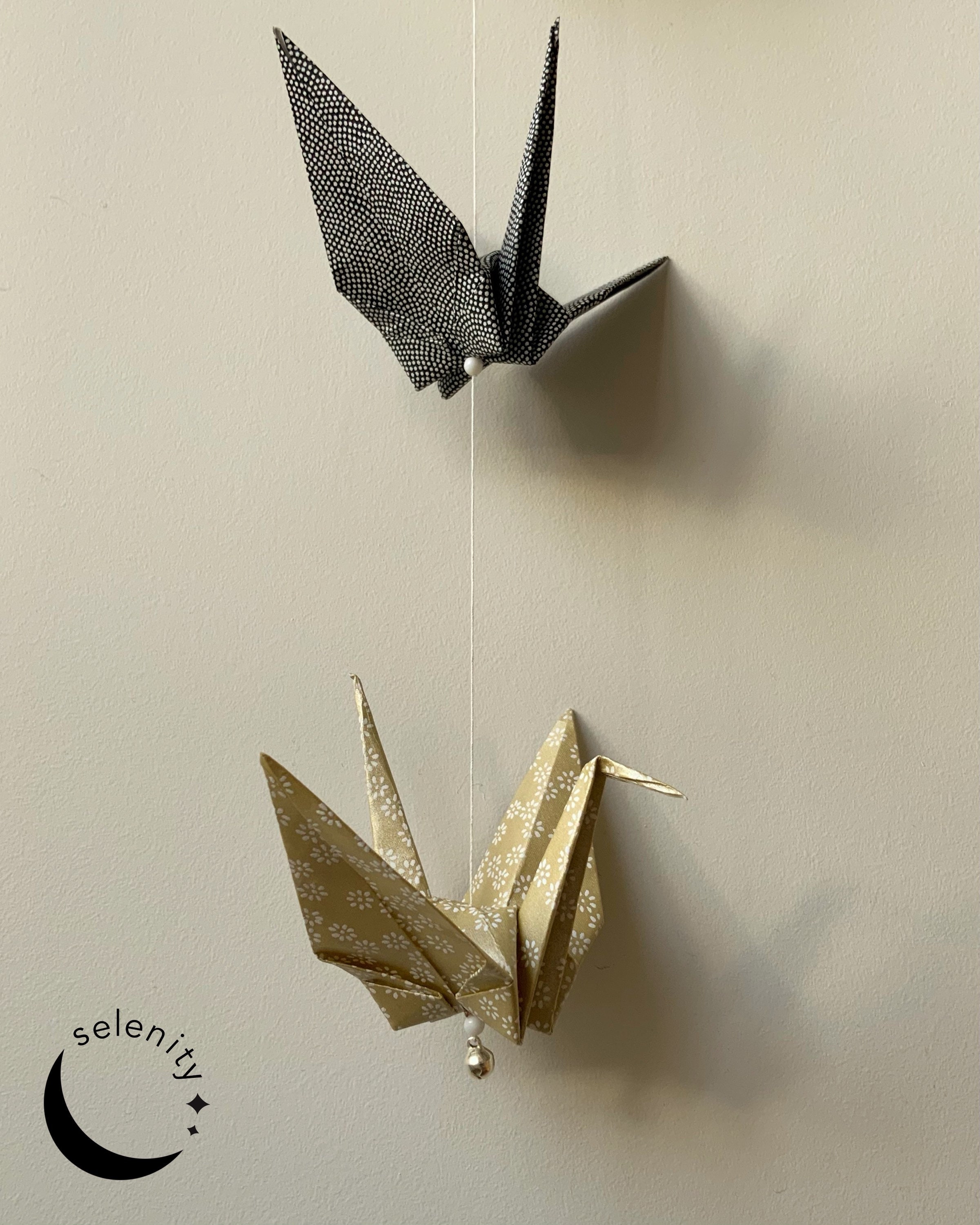 Elegance Garland Origami Crane Garland Made With Japanese Etsy