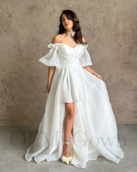 High low reception dress outlet