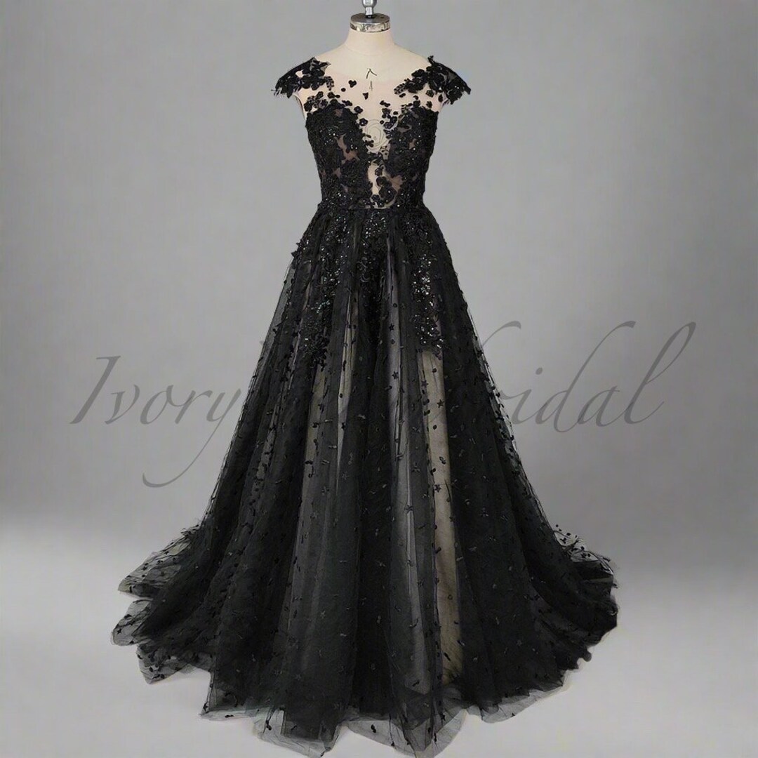 black and white maxi dress with sleeves Adela & Evening Can you wear brown Size:Custom Size Fitted & Mermaid
