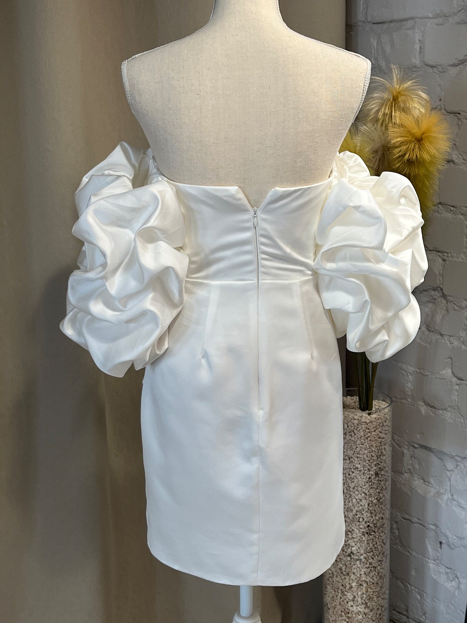 Elegant Cap Sleeve Bridal Short Dress