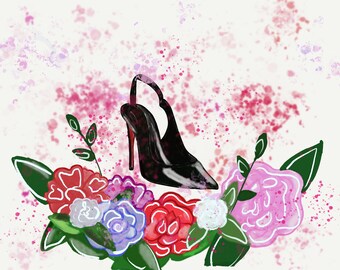 Black Slingback Pumps