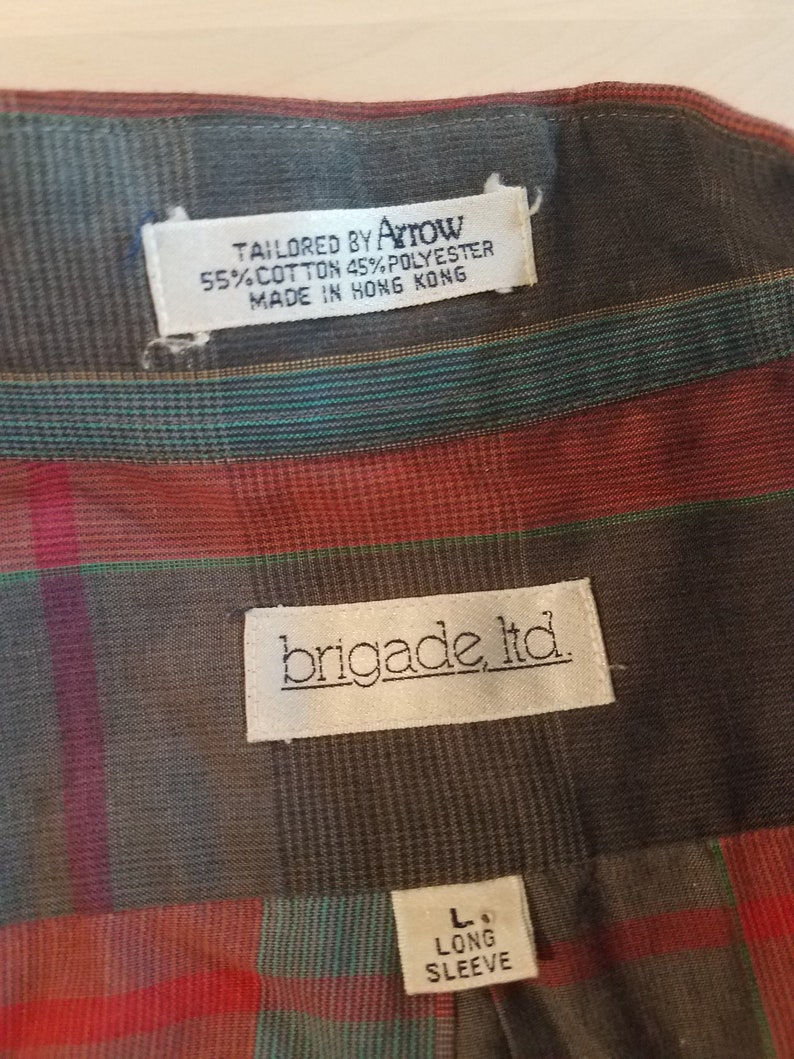 Vintage 80s90s Plaid Button Down