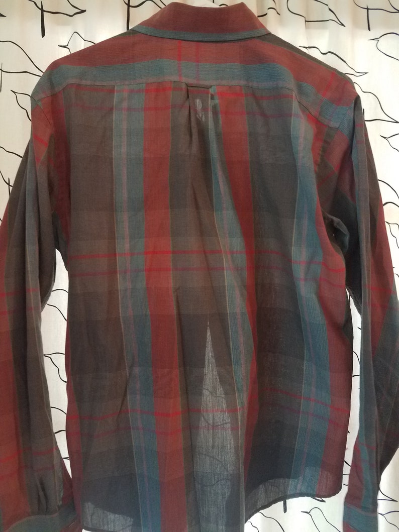 Vintage 80s90s Plaid Button Down