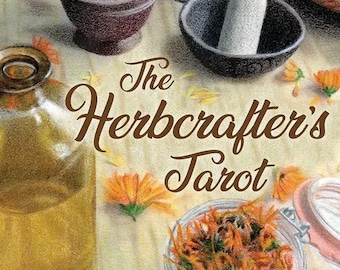 The Herbcrafters Tarot Deck 78 Cards with Guidebook Herbal Plant Spirit Magic