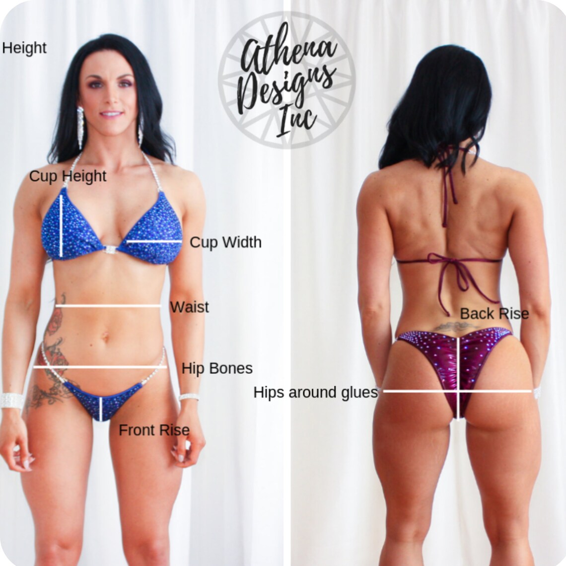 Wellness Bikini Suit Wellness Competition Bikini Underwire Etsy