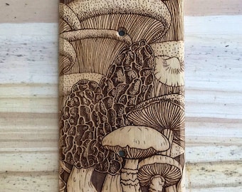 Blank mushroom wall plate - blank outlet/switch cover