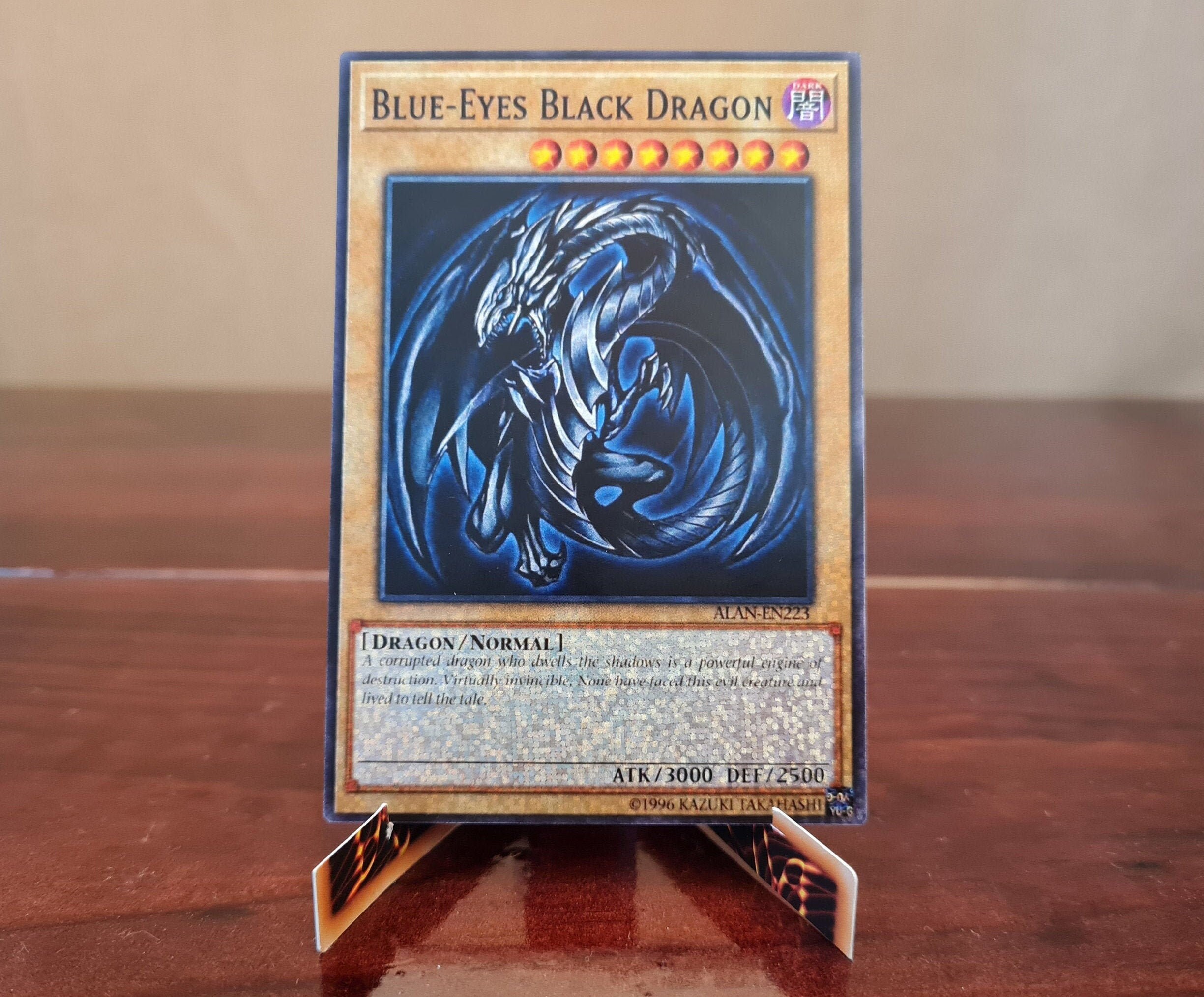 Foil Common Blue Eyes White Dragon Art 8 Orica Proxy Yugioh Etsy
