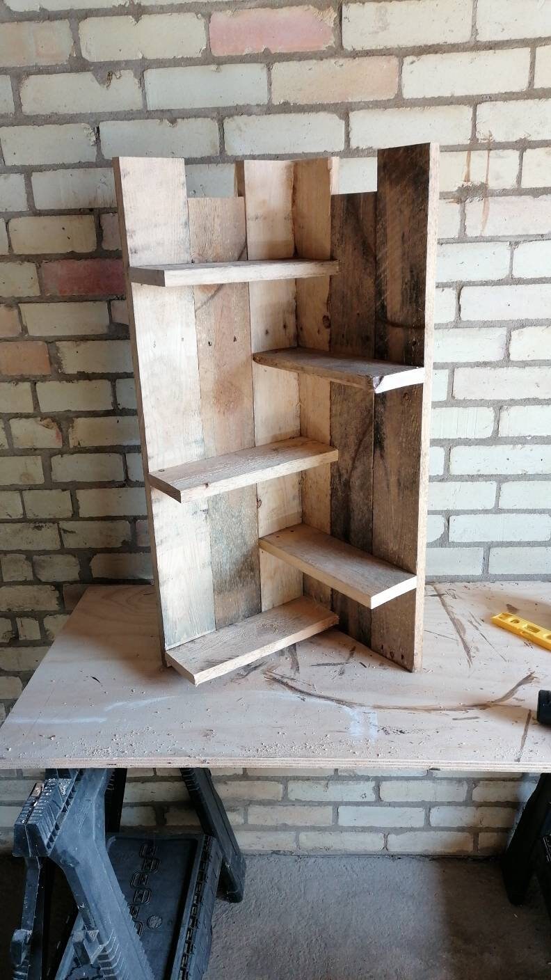 Rustic Wooden Corner Shelf Etsy UK