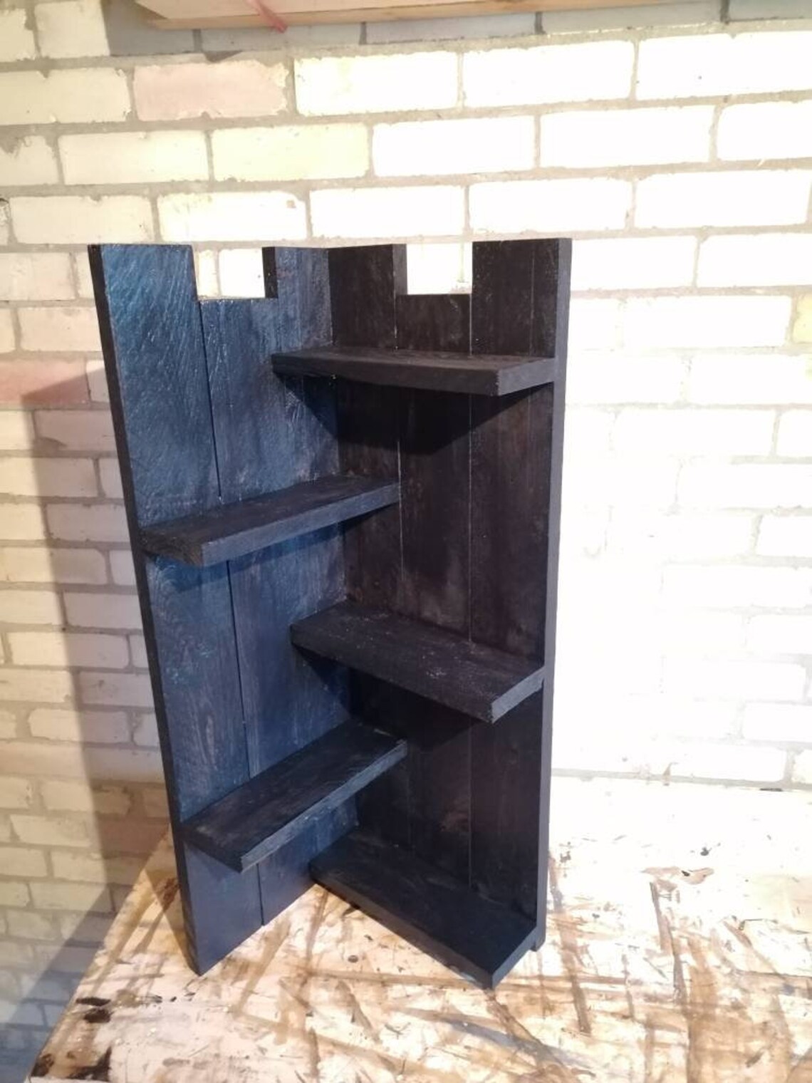 Rustic Wooden Corner Shelf Etsy UK