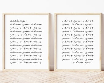 Darling I Love You Etsy Darling I Love You Etsy