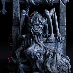 Well&#39;s Wraith | Dungeons and Terrors Series 2 RPG Horror Miniatures Tabletop | Flesh of Gods