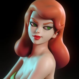 Poisonous Elemental Bösewicht Pin-Up Statue & Miniatur UNBEMALT | Torrida Minis