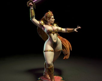 Sword Dancer Pin Up Statue & Miniature | Torrida Minis