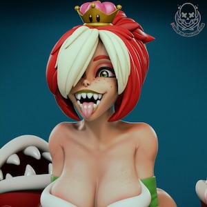 Plant Queen Pin Up Statue & Miniature | Jigglystix Pin-Up Factory