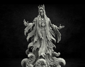 King In Yellow Resin Miniature | Cult of the Unspeakable One Series RPG Miniatures Tabletop | Adaevy Creations