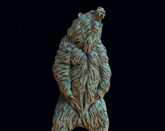 War Bear Resin RPG Miniature - Print My Minis