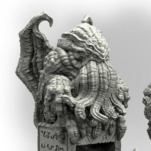 Cthulhu Dice Tower | In The Mouth of Fear Series RPG Miniatures Tabletop | Adaevy Creations