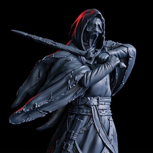 Eingehüllter Slayer | UNBEMALT | Dungeons and Schreckers Series 2 RPG Horror Miniaturen Tabletop | Fleisch der Götter