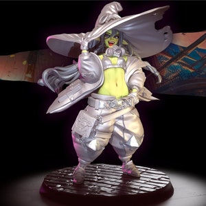 Nimue the Goblin Witch Tabletop Miniature and Variants | Goblin Girls | Gaz Miniatures