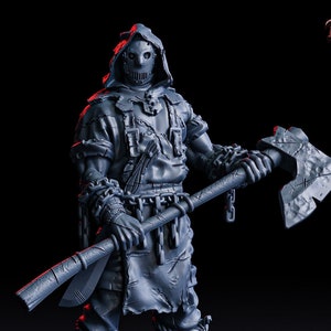 Unsterblicher Henker | Dungeons and Terrors Serie 2 RPG Horror Miniaturen Tabletop | Fleisch der Götter