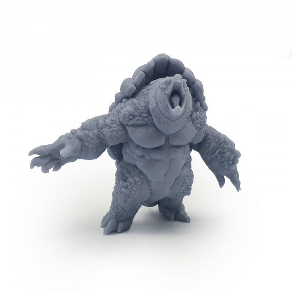 Swamp Snapper Turtle Brute 3D printed in Resin 32mm fantasy Print My Minis