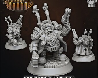 Miniature D&D/wargames Dwarf Highlands Miniatures in resina dettagliata 3d print