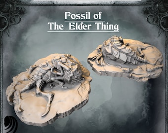 Elder Thing Fossil Miniature | At The Mountains of Madness Series RPG Miniatures Tabletop | Medusa Project