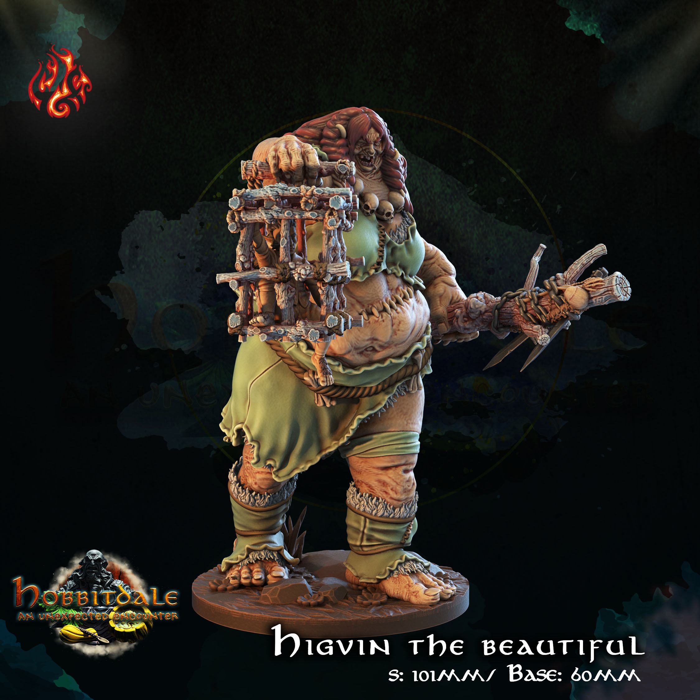 Higvin the Beautiful Hill Giantess RPG Miniature Halfling Collection  Crippled God Foundry - Etsy