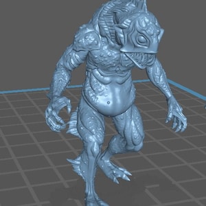 Deep Ones Lovecraft Resin Miniature Set Innsmouth Investigators