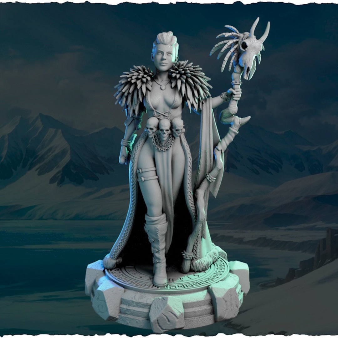 Rune Female Viking Oracle TTRPG Miniature | Ladies of the North ...