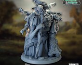 Hag Variants Resin Miniatures Warriors and Warrens RPG Miniatures Tabletop Broken Anvil Miniatures