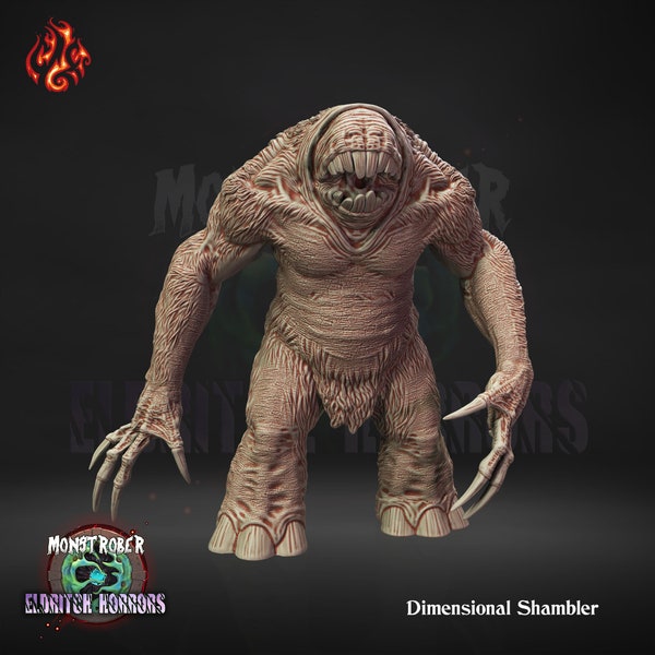 Dimensional Shambler Resin Tabletop Miniature | Monstrober 2023 Collection- Eldritch Horrors| Crippled God Foundry