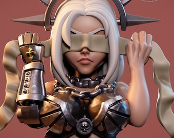 Estatua y miniatura de una fanática arrepentida / Colección Muscle Mommies / Jigglystix Pin-Up Factory