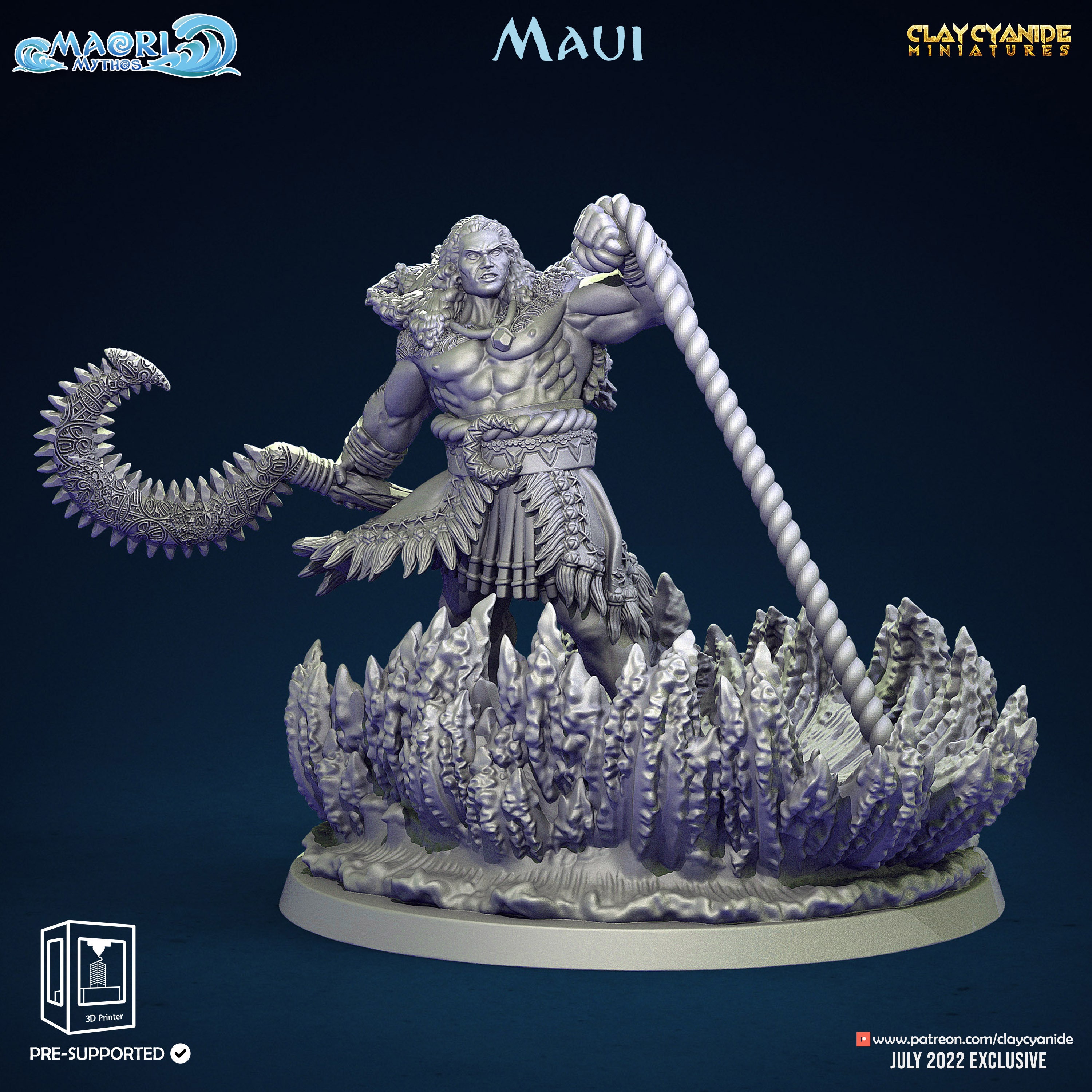 コリンシアン CORINTHIAN MINIATURES 120体以上 Maui Polynesian Trickster God Resin Miniature | Maori Mythos