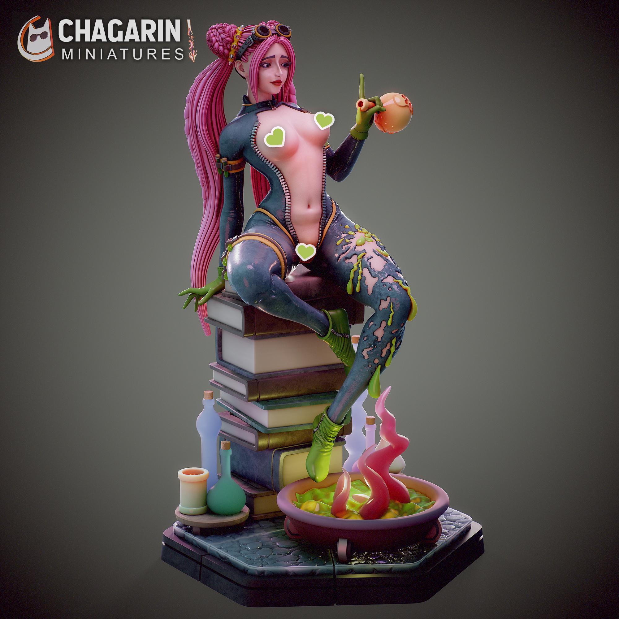 Lady Alchemist NSFW Pin up Statue & Miniature | Craftswomen Collection ...
