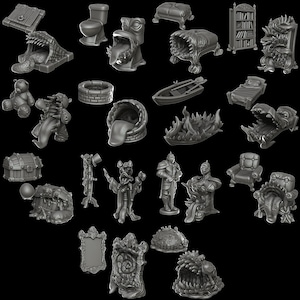 Mimic Manor Tabletop Miniature Set | Mimic Manor 1 | JK Miniatures