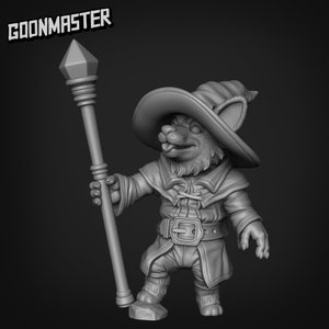 Conjunto de miniaturas de resina Corgi Mage / Corgi Collective / Goon Master Games