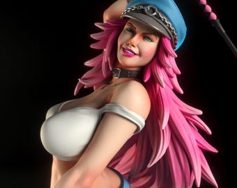 Fighter Girl Pin Up Statue & Miniature UNPAINTED | Torrida Minis