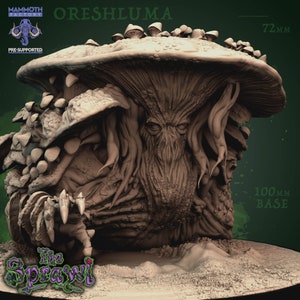 Oreshluma Mushroom Monster Tabletop Miniature | The Sprawl Collection | Mammoth Factory